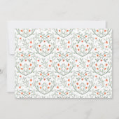 水彩ハートバレンタインと写真 シーズンカード (裏面)