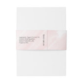 水彩ハートバレンタインデーのアーティザンソープラップ 招待状ベリーバンド (裏面例)