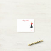 水彩ハートファッションガールポストイットノート ポストイット (デスク上)