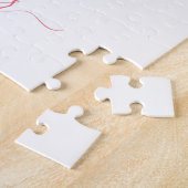 水彩ハートベビー初年度フォトコラージュ ジグソーパズル (側面)