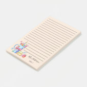 水彩ハートルールド先生注記 ポストイット (アングル)