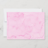 水彩ハート誕生日 サンキューカード (裏面)