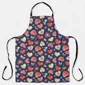 水彩ハート エプロン (正面)