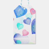 水彩ハート ギフトタグ (裏面)