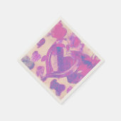 水彩ハート スタンダードカクテルナプキン (角)