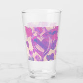 水彩ハート タンブラーグラス (裏面)