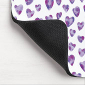 水彩ハート マウスパッド (コーナー)