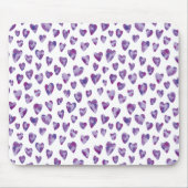 水彩ハート マウスパッド (正面)