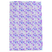 水彩ハート ミディアムペーパーバッグ (正面)