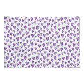 水彩ハート 枕カバー (裏面-右)