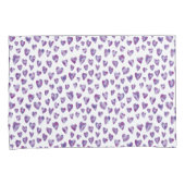 水彩ハート 枕カバー (正面右)