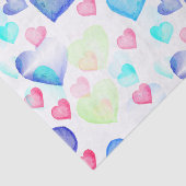水彩ハート 薄葉紙 (詳細)