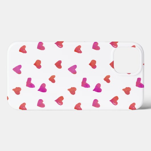 水彩ハート Case-Mate iPhoneケース (裏面 (横))