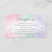 水彩ハートGems Pastel名刺 名刺 (裏面)