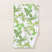 水彩ハーブ ハンドタオル (ハンドタオル)