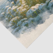 水彩バイソンホワイトワイルドフラワーデコップページ 薄葉紙 (詳細)