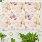 水彩バタフライウィムシー キッチンタオル (折り畳み)