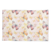 水彩バタフライウィムシー 枕カバー (裏面)