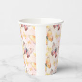 水彩バタフライウィムシー 紙コップ (左)