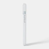 水彩バタフライガーデンフラワーアート iPhone 15ケース (左側面)