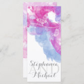 水彩バタフライラズベリーブリスプログラムラック プログラム (正面/裏面)