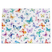 水彩バタフライラージ抱き枕 ラージペーパーバッグ (正面)