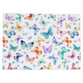 水彩バタフライラージ抱き枕 ラージペーパーバッグ (裏面)