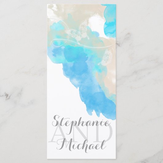 水彩バタフライ海ショアプログラムラック プログラム (正面)