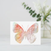 水彩バタフライ2 ポストカード (スタンド正面)