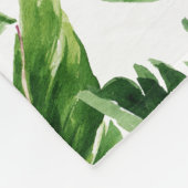 水彩バナナ離れフリースブランケット フリースブランケット (角)