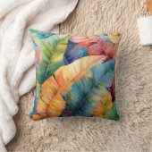 水彩バナナ離れ クッション (ブランケット)