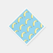 水彩バナナ スタンダードカクテルナプキン (角)