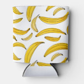 水彩バナナ – 黄色 缶クーラー (正面)
