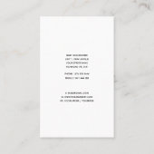 水彩バニーのロゴ名刺 名刺 (裏面)