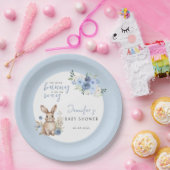 水彩バニー復活祭ベビーシャワー紙プレート ペーパープレート (パーティー)