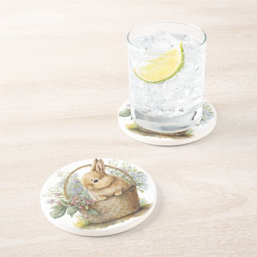 水彩バニー コースター (側面)