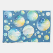 水彩バブルキッチンタオル キッチンタオル (横)