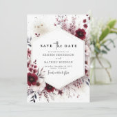 水彩バユニークルガン結婚ディ セーブザデート (スタンド正面)