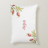 水彩バラお尻 アクセントクッション (正面(垂直))