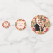 水彩バラとグリッター披露宴表 コンフェッティ (裏面)