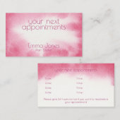 水彩バラアポイントメント名刺 名刺 (正面/裏面)