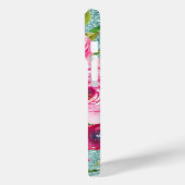 水彩バラインピンククリームアクアグリッター Case-Mate iPhoneケース (裏面 / 左)