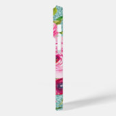 水彩バラインピンククリームアクアグリッター Case-Mate iPhoneケース (裏面 / 左)