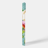 水彩バラインピンククリームアクアグリッター Case-Mate iPhoneケース (裏面 / 右)