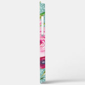水彩バラインピンククリームアクアグリッター Case-Mate iPhoneケース (裏面 / 左)