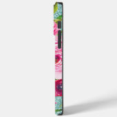 水彩バラインピンククリームアクアグリッター Case-Mate iPhoneケース (裏面 / 左)
