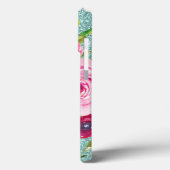 水彩バラインピンククリームアクアグリッター Case-Mate iPhoneケース (裏面 / 左)