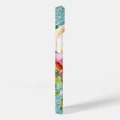 水彩バラインピンククリームアクアグリッター Case-Mate iPhoneケース (裏面 / 右)