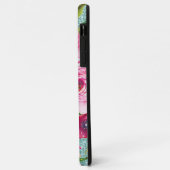 水彩バラインピンク&クリームアクアグリッター Case-Mate iPhoneケース (裏面/左)