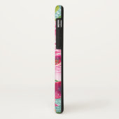 水彩バラインピンク&クリームアクアグリッター Case-Mate iPhoneケース (裏面/左)